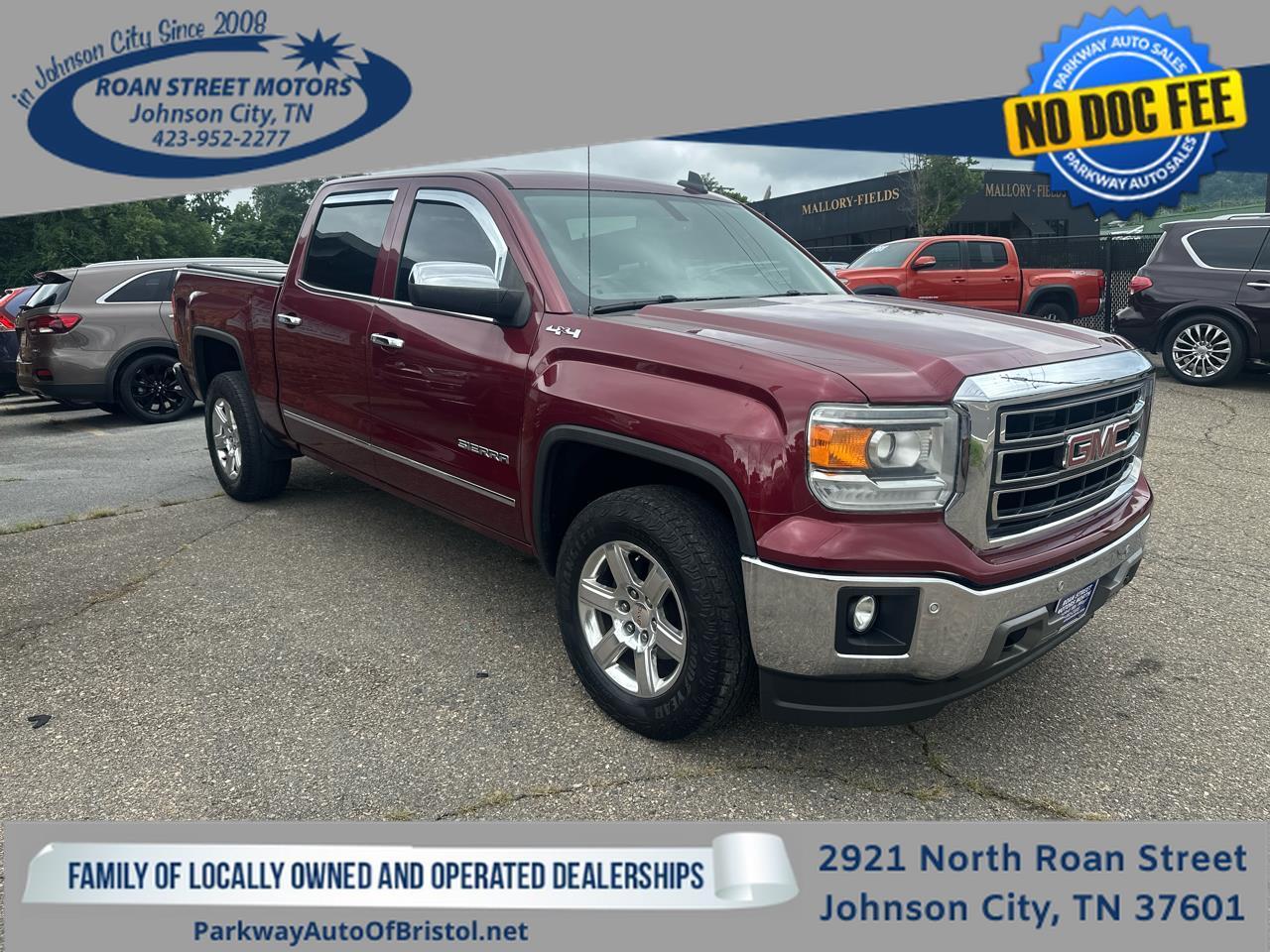 2015 GMC Sierra 1500 SLT Crew Cab Short Box 4WD