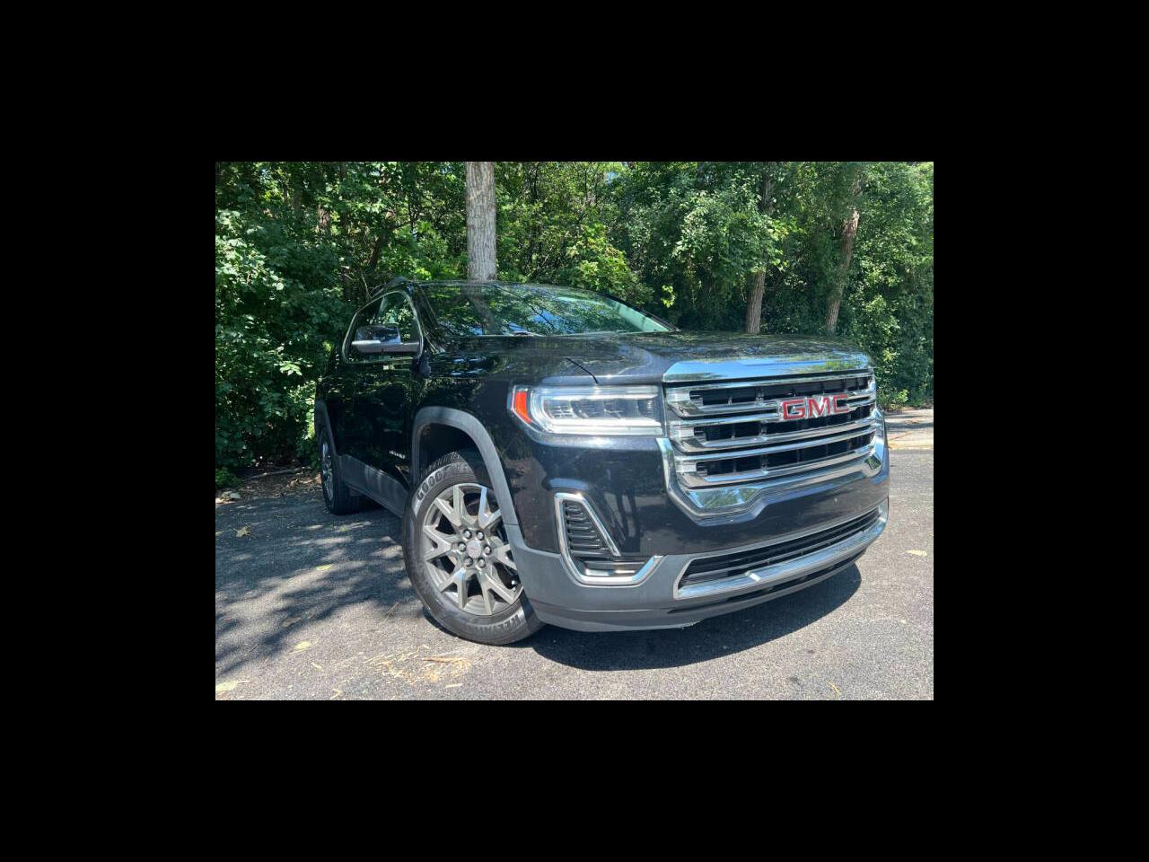 Black 2021 GMC Acadia SUV / Crossover Front-Wheel Drive 9-Speed Automatic