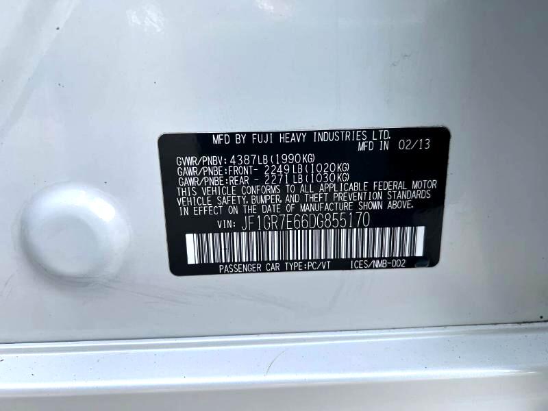 Subaru Impreza WRX 5-Door 2013