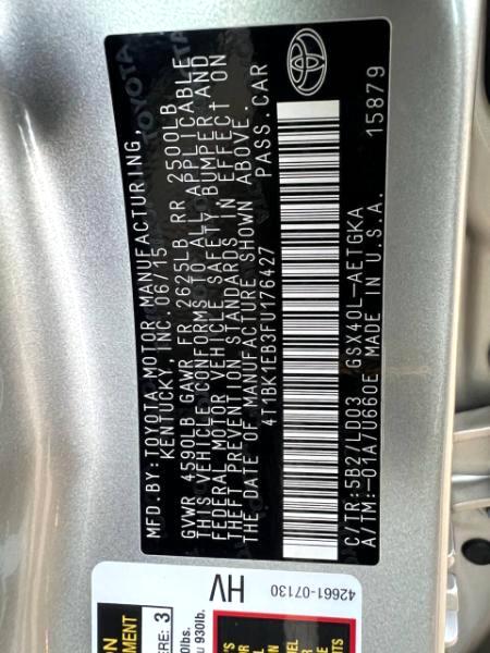 Toyota Avalon XLE Touring SE 2015