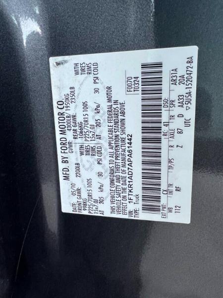 Ford Ranger XL 2WD 2010