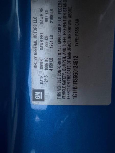 Chevrolet Camaro 1LT Coupe 2016