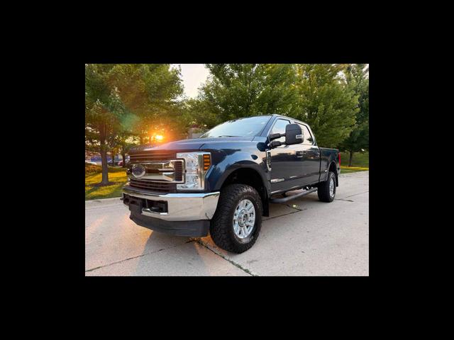 Blue 2019 Ford F-250 Super Duty Pickup Truck Four-Wheel Drive 6-Speed Automatic