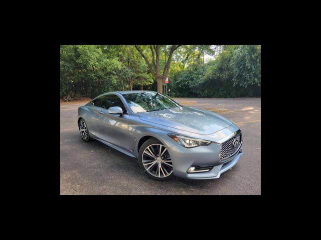 Blue 2018 INFINITI Q60 Coupe All-Wheel Drive 7-Speed Automatic