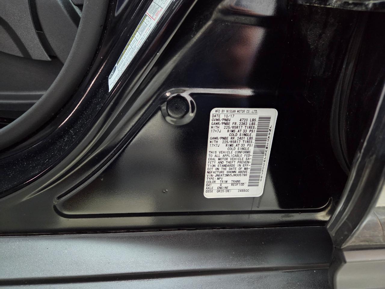 Nissan Rogue SV AWD 2018