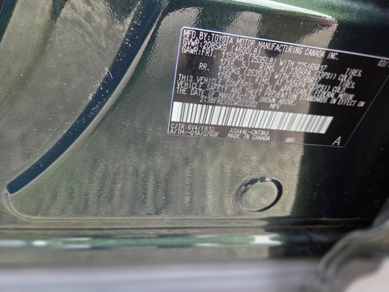 Toyota RAV4 LE AWD 2013