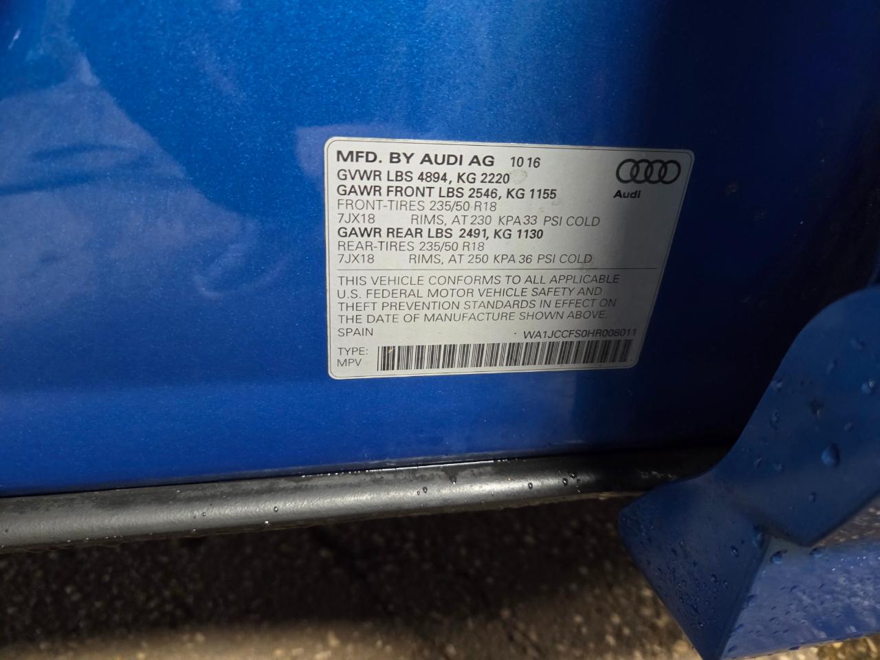 Audi Q3 Premium Plus quattro 2017