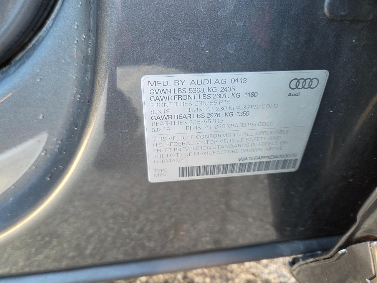 Audi Q5 2.0 quattro Premium 2013