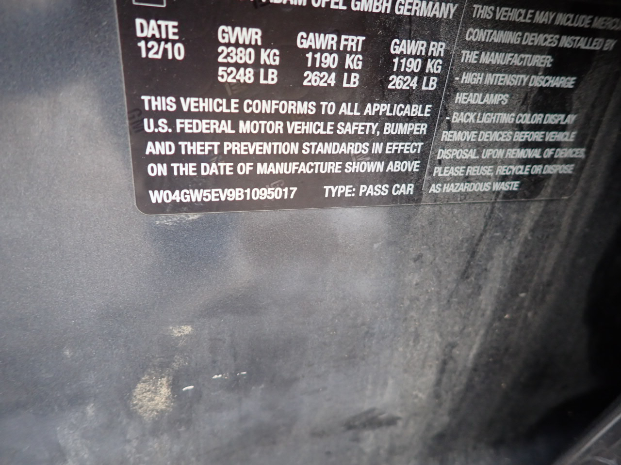 Buick Regal CXL Turbo - 2XT 2011