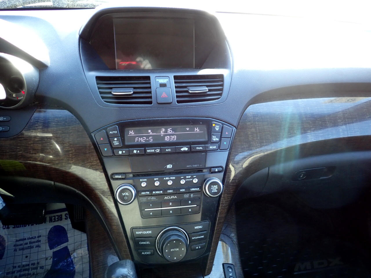Acura MDX 6-Spd AT w/Tech Package 2012