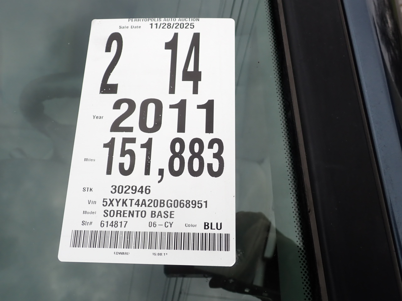 Kia Sorento LX 2WD 2011