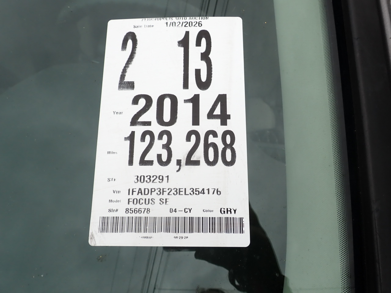 Ford Focus SE Sedan 2014