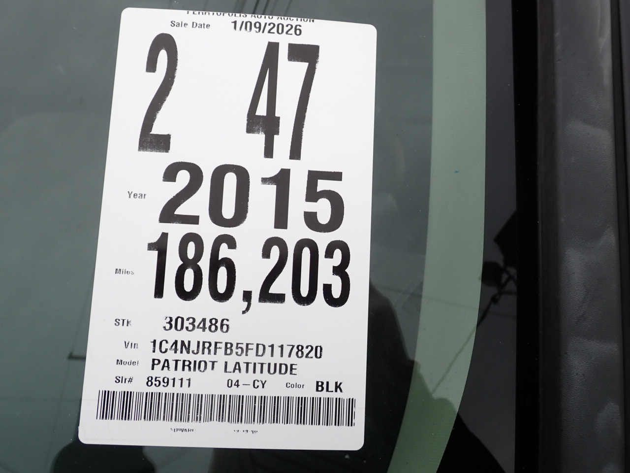 Jeep Patriot Latitude 4WD 2015