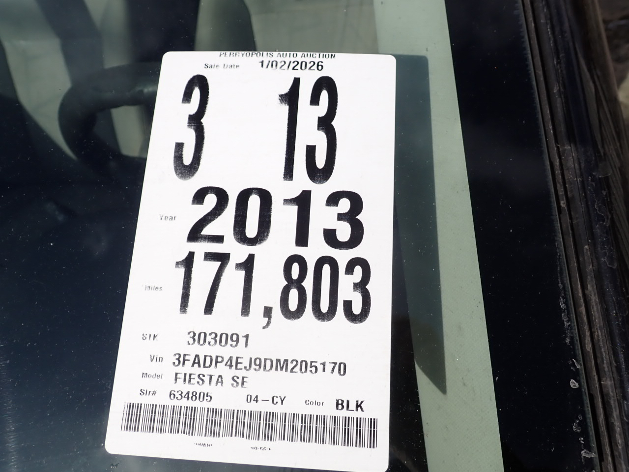 Ford Fiesta SE Hatchback 2013