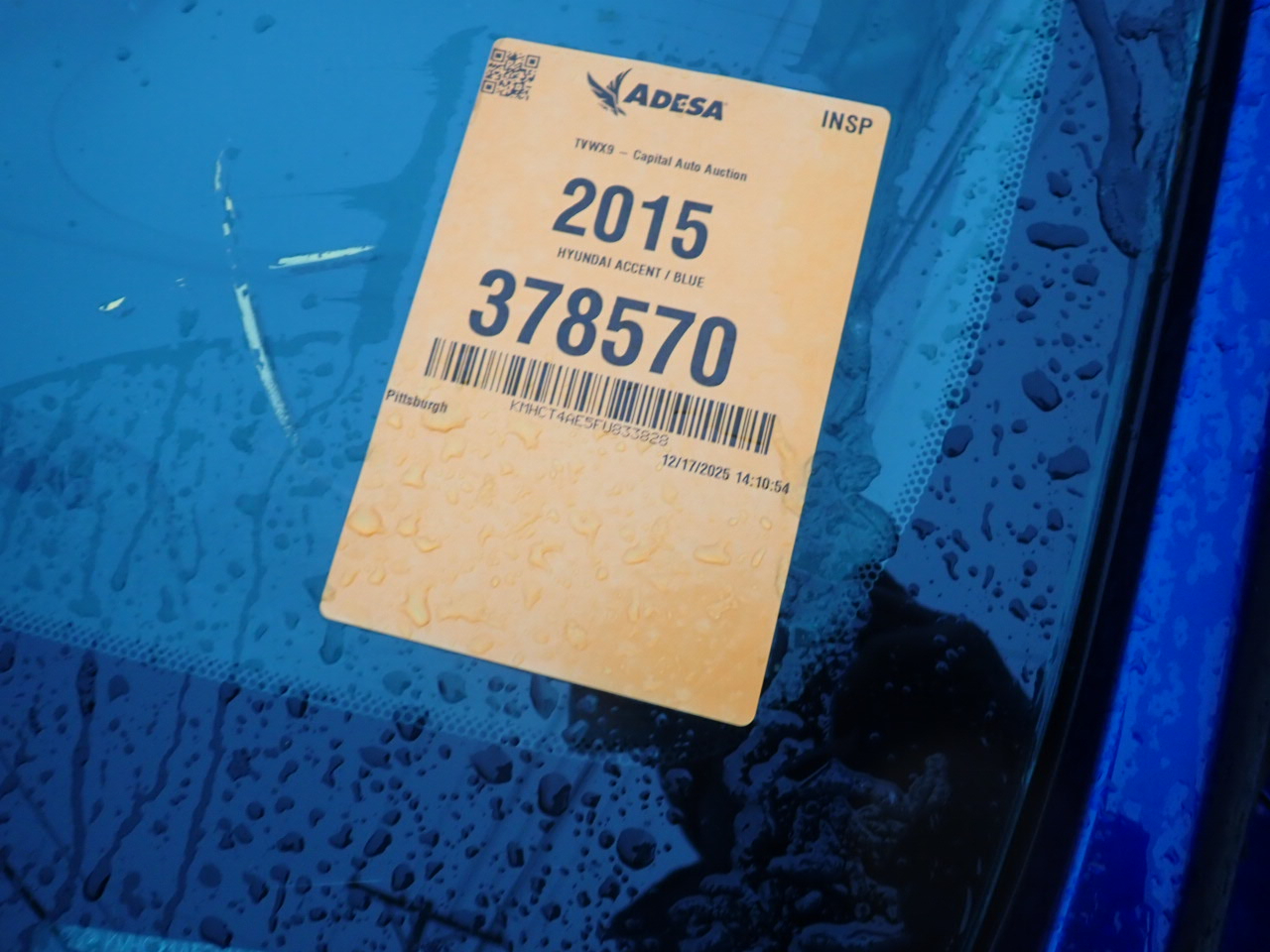 Hyundai Accent GLS 4-Door 6A 2015