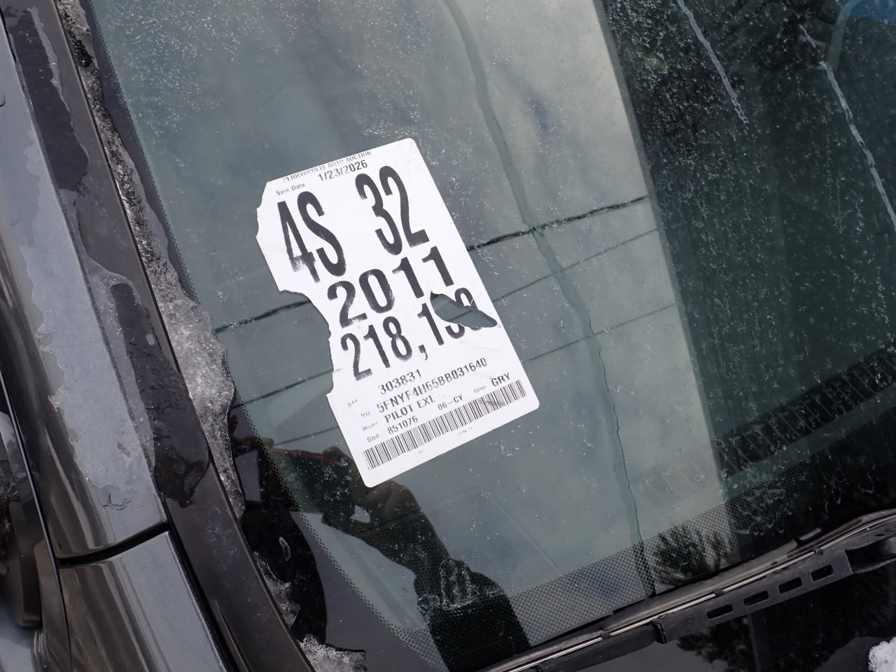 Honda Pilot EX-L 4WD 5-Spd AT with DVD 2011