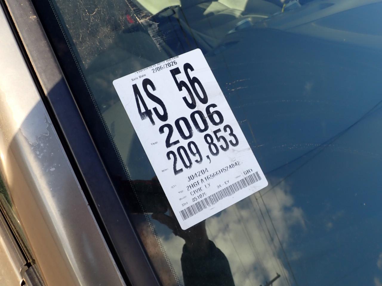 Honda Civic LX Sedan AT 2006