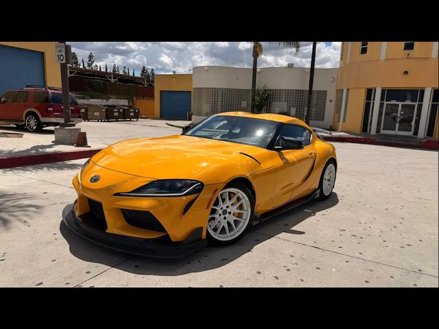 Yellow 2021 Toyota Supra 2.0 RWD Coupe Rear-Wheel Drive