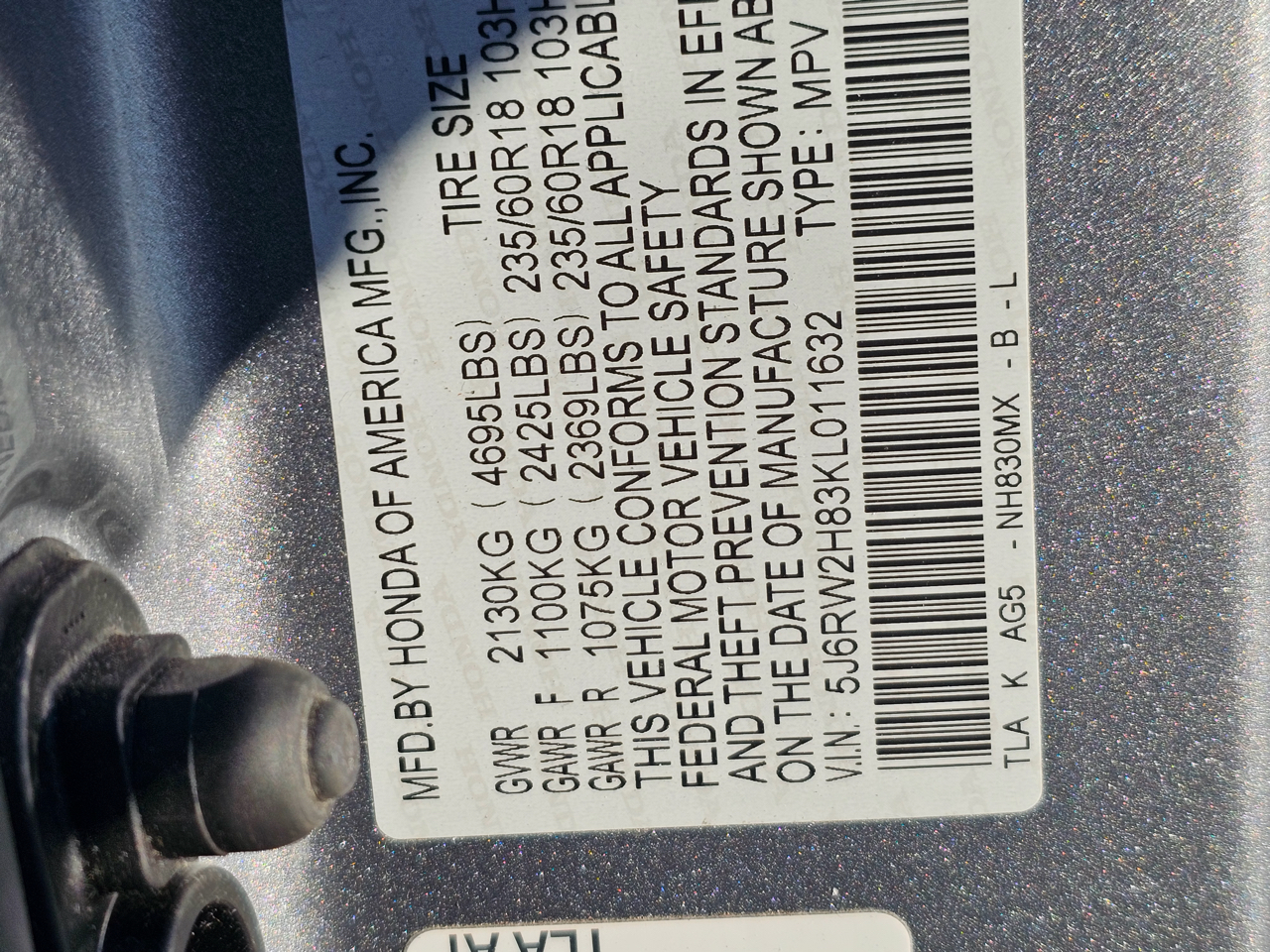 Honda CR-V EX-L AWD 2019