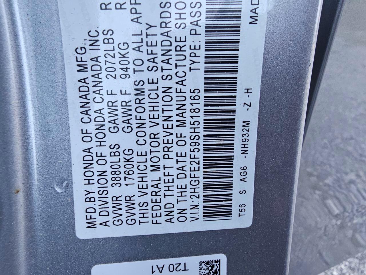 Honda Civic Sport 2025