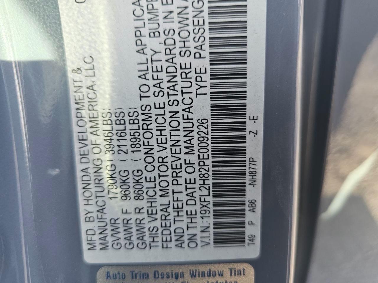 Honda Civic Sport 4D Hatchback 2023