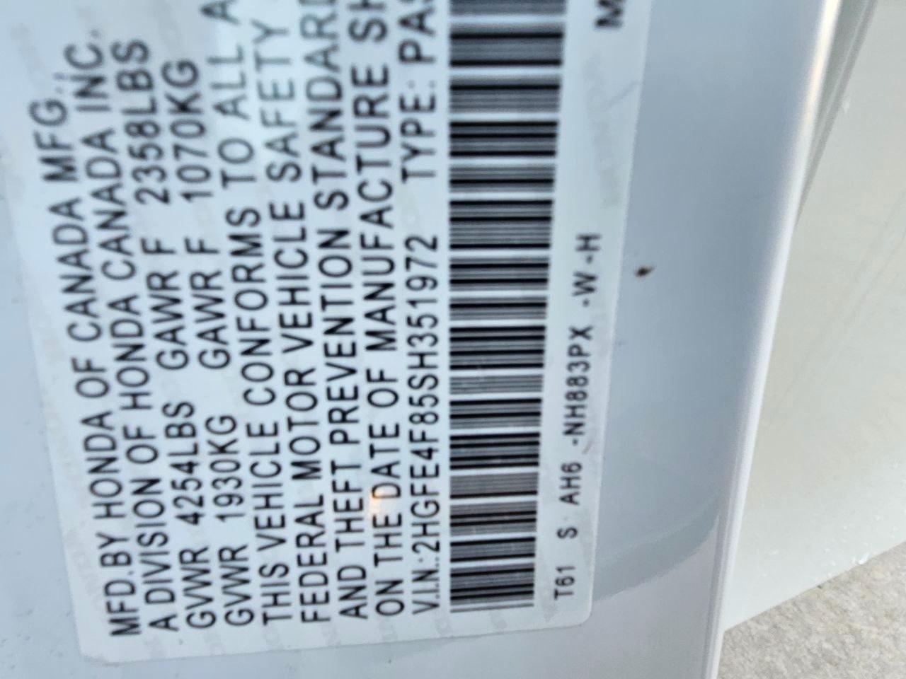 Honda Civic Hybrid 4D Sedan 2025