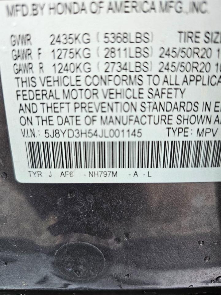 Acura MDX 9-Spd AT w/Tech Package 2018