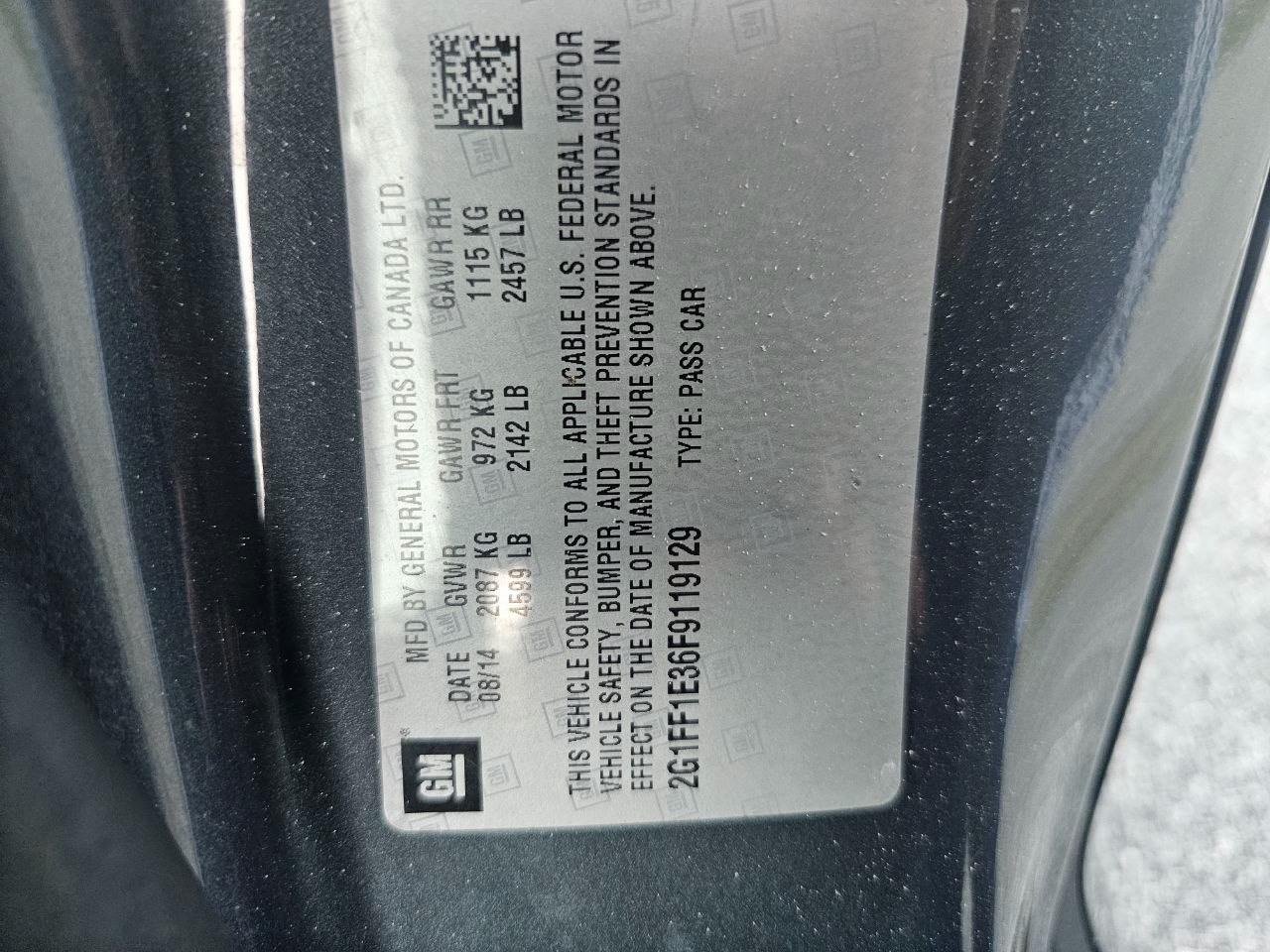 Chevrolet Camaro 2LT Coupe 2015