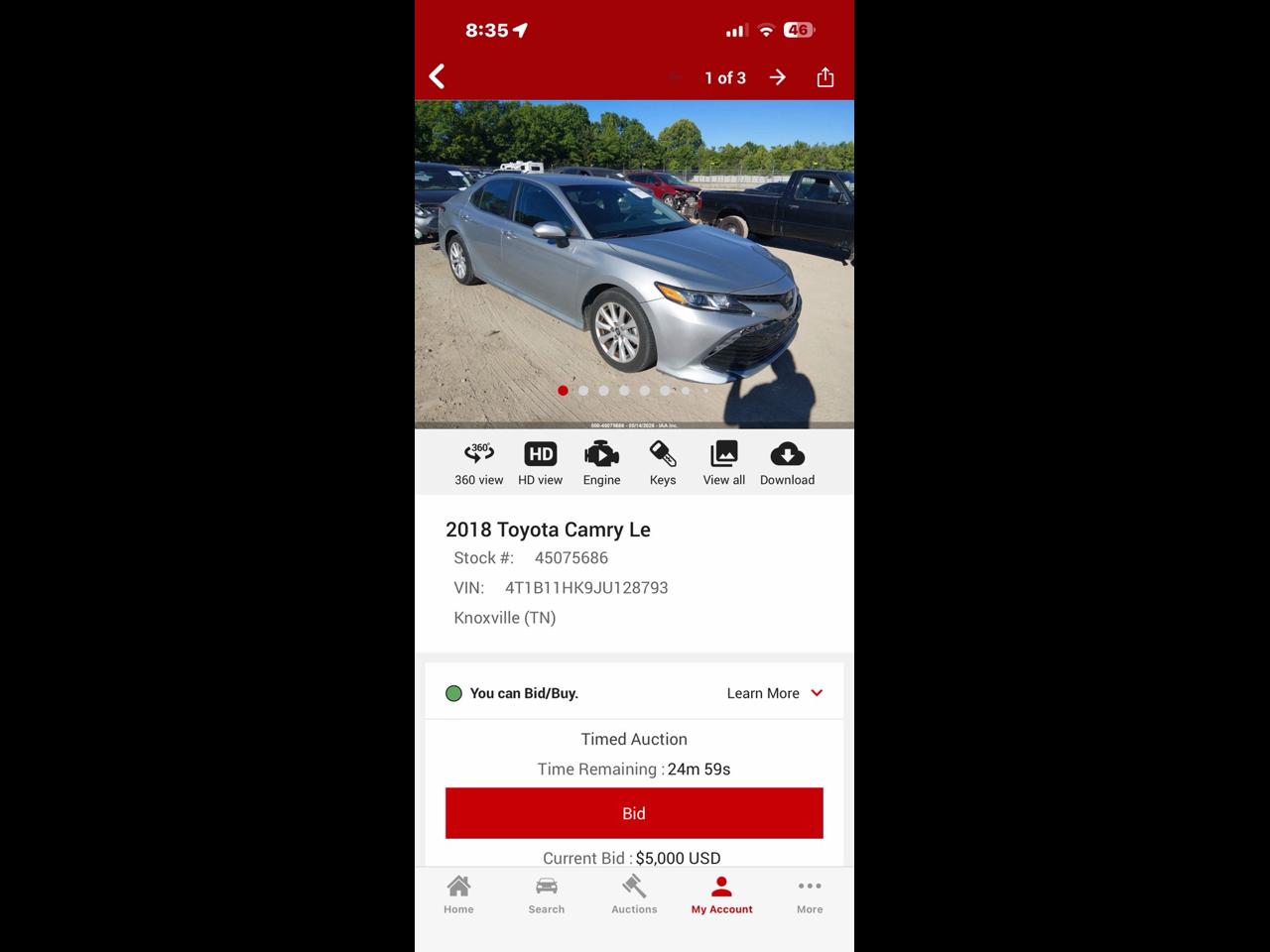 2016 Toyota Camry XLE