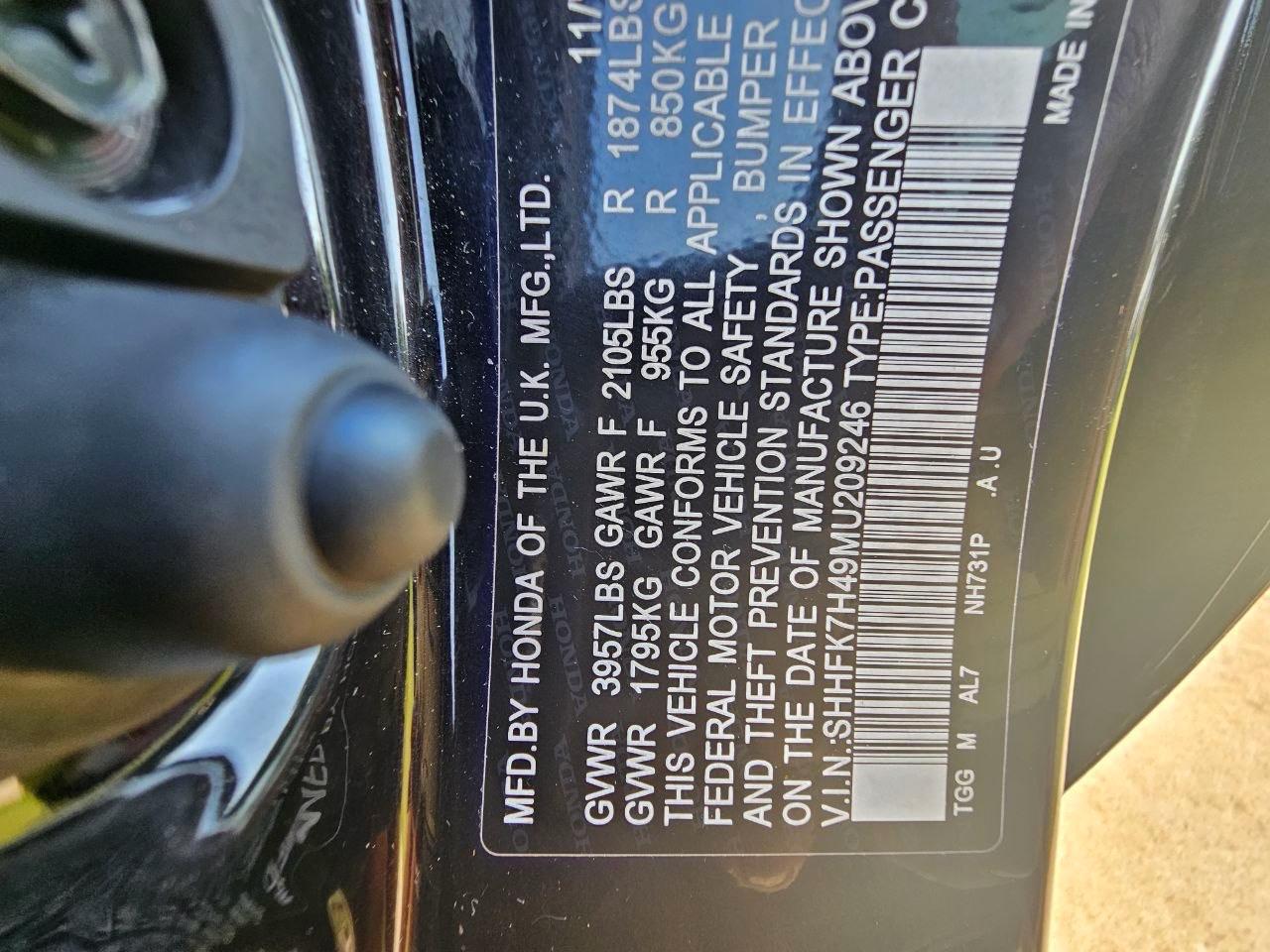 Honda Civic Sport Hatchback CVT 2021