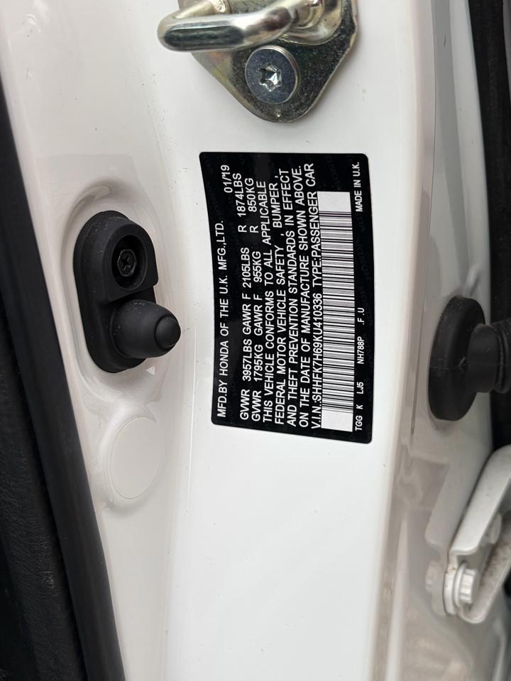 Honda Civic EX 2019