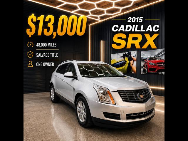 Silver 2015 Cadillac SRX SUV / Crossover Front-Wheel Drive 6-Speed Automatic