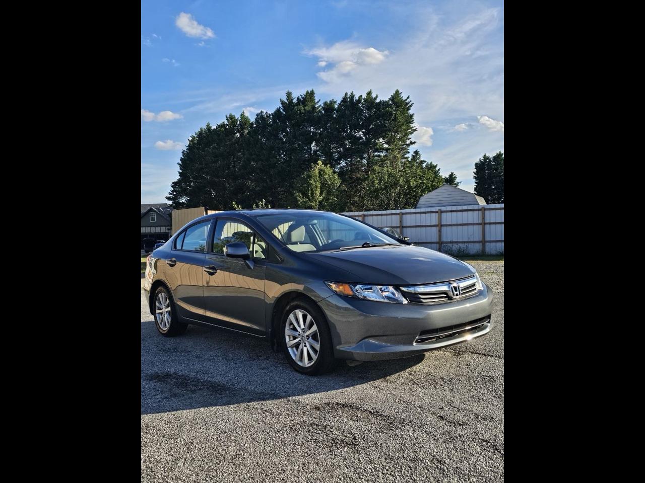 Honda Civic EX Sedan 5-Speed AT 2012