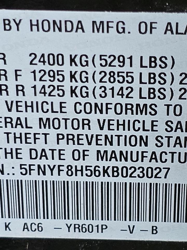 Honda Passport EX-L AWD 2019