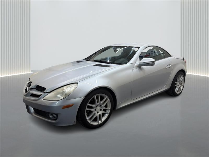 Silver 2009 Mercedes-Benz SLK Convertible Rear-Wheel Drive Automatic