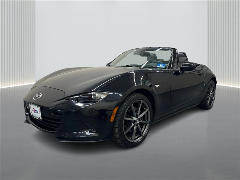 Black 2016 Mazda MX-5 Miata Grand Touring Convertible Convertible Rear-Wheel Drive Automatic