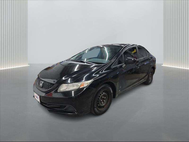 Black 2015 Honda Civic LX Sedan Front-Wheel Drive Automatic