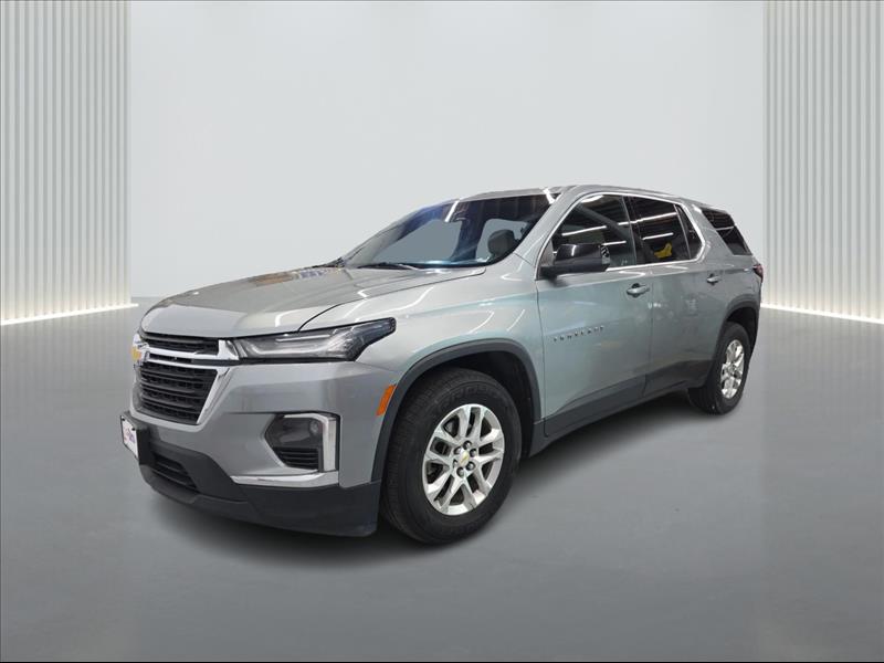 Silver 2023 Chevrolet Traverse LS AWD SUV / Crossover Four-Wheel Drive Automatic