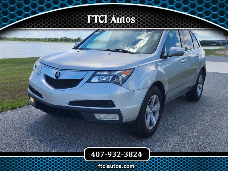 2012 Acura MDX 6-Spd AT w/Tech Package