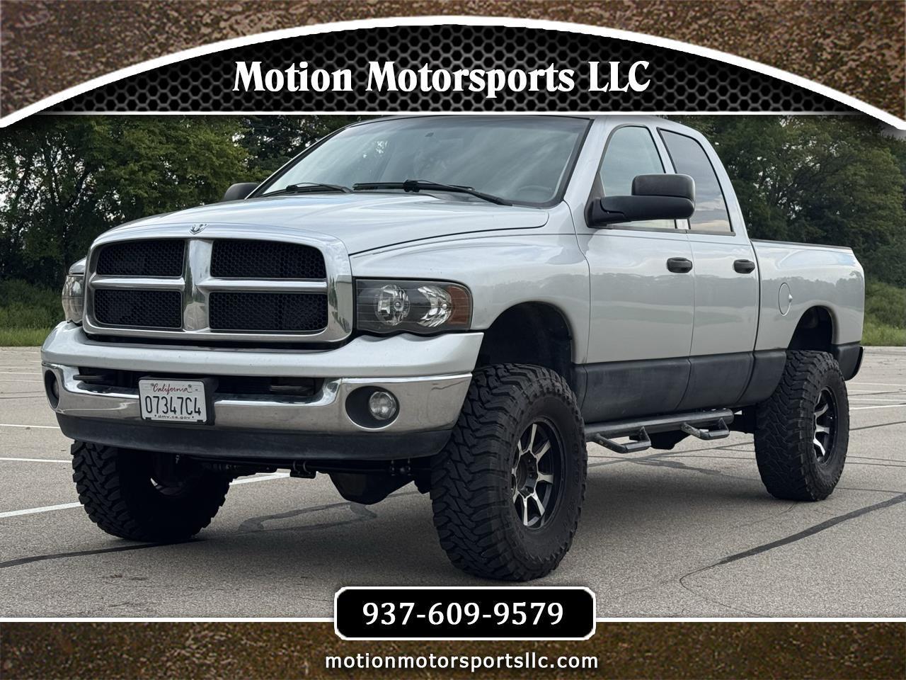 Silver 2005 Dodge RAM 3500 Pickup Truck Four-Wheel Drive 6-Speed Manual