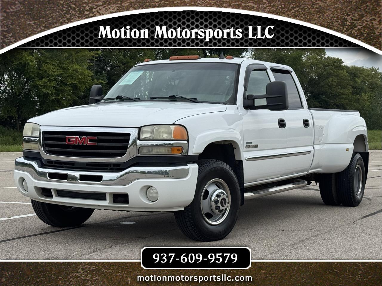 White 2006 GMC Sierra 3500 Pickup Truck Four-Wheel Drive Automatic