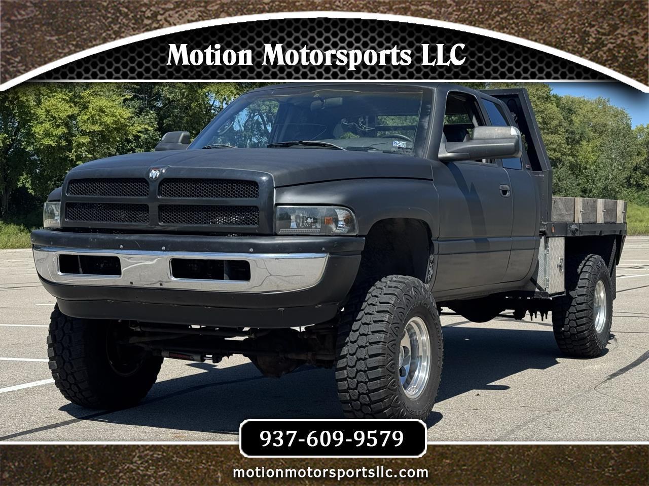 Black 1999 Dodge RAM 2500 Pickup Truck Four-Wheel Drive Manual