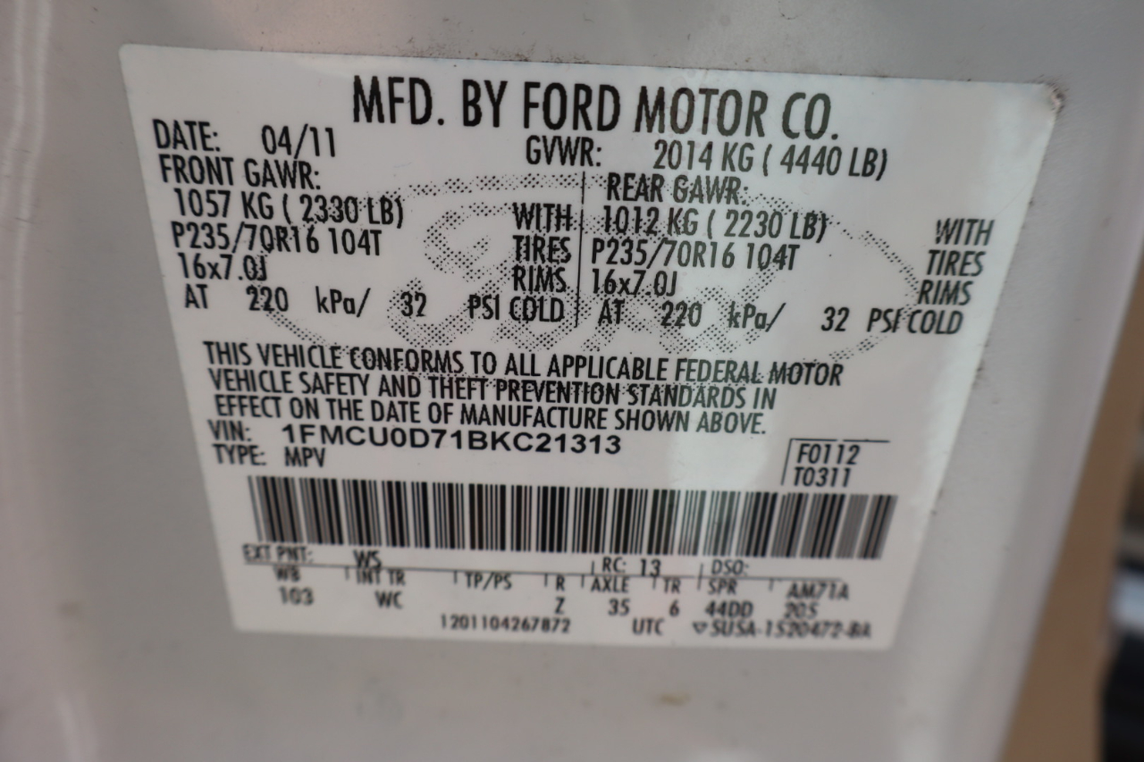 Ford Escape XLT FWD 2011 Ford Escape XLT FWD 2011