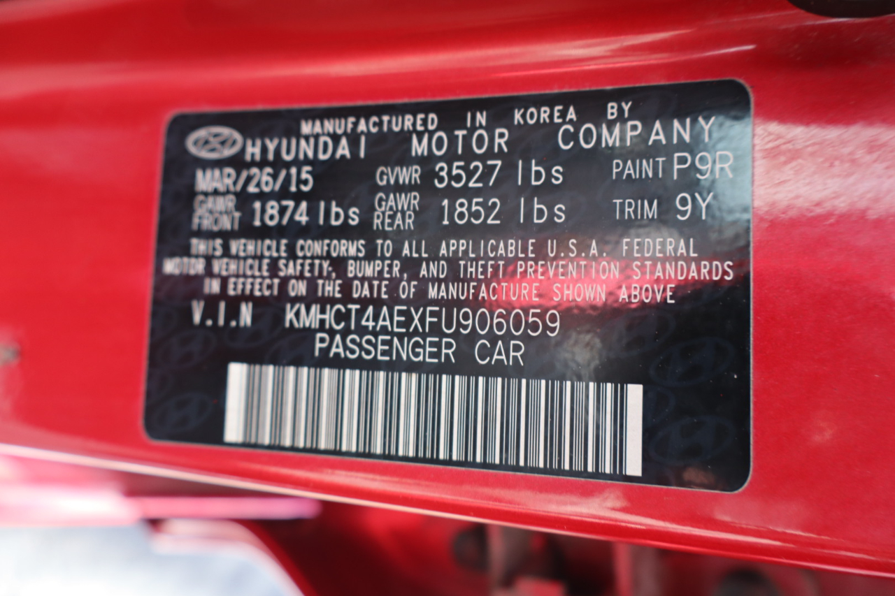 Hyundai Accent GLS 4-Door 6A 2015 Hyundai Accent GLS 4-Door 6A 2015