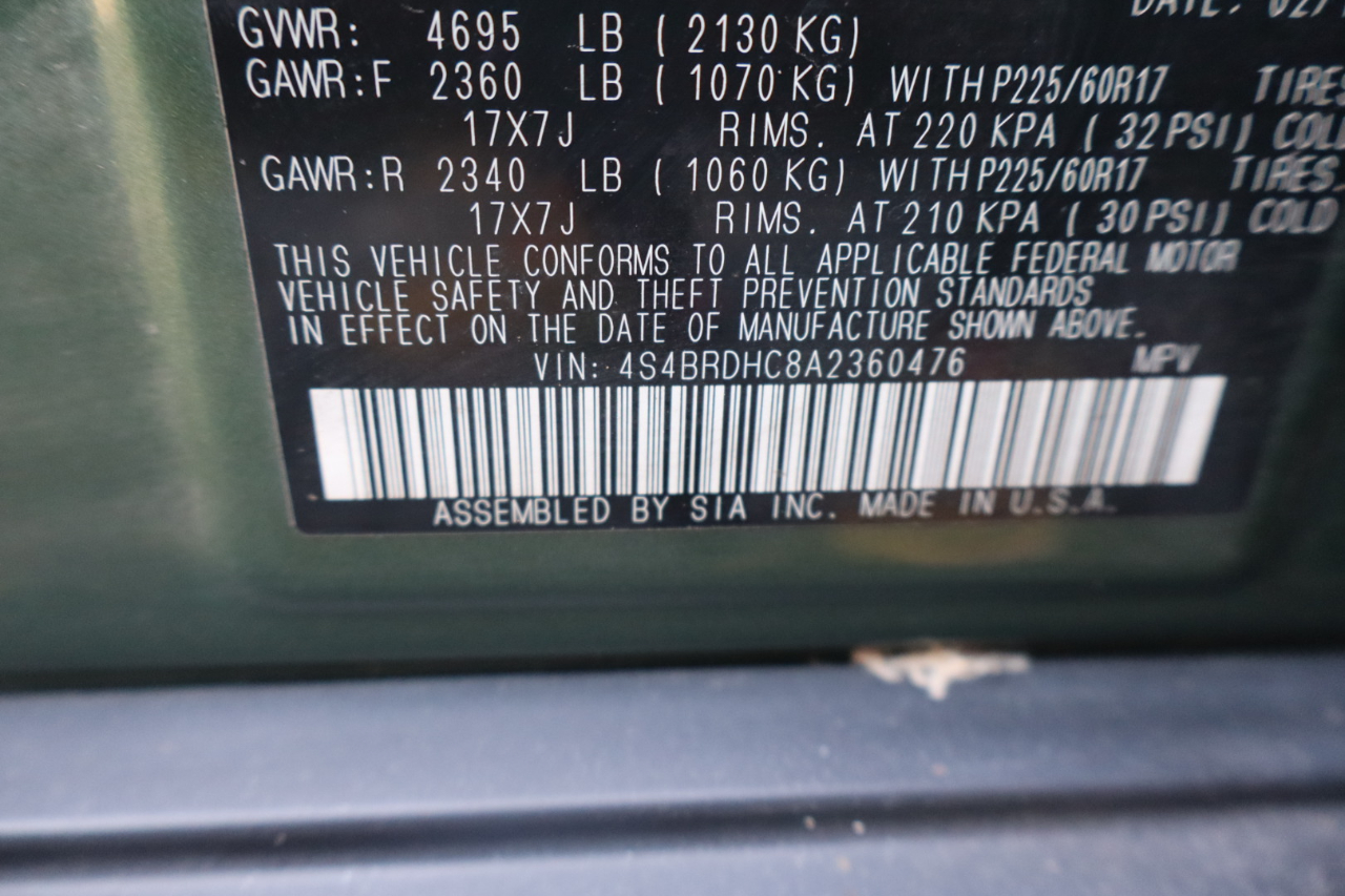 Subaru Outback 3.6R Premium 2010