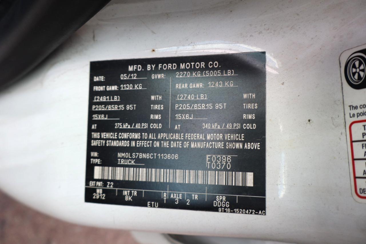 Ford Transit Connect XLT with Rear Door Glass 2012