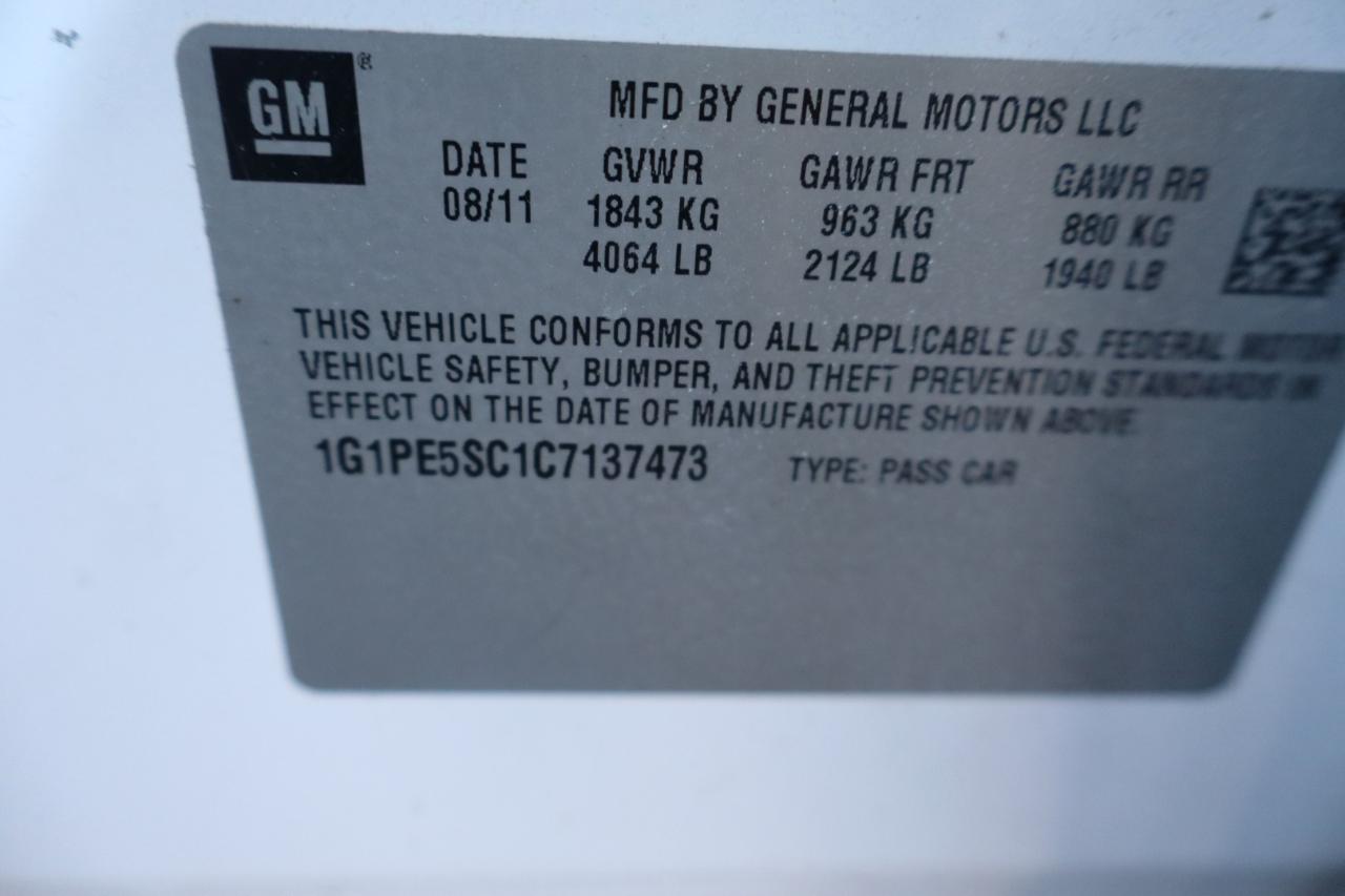 Chevrolet Cruze 1FL 2012