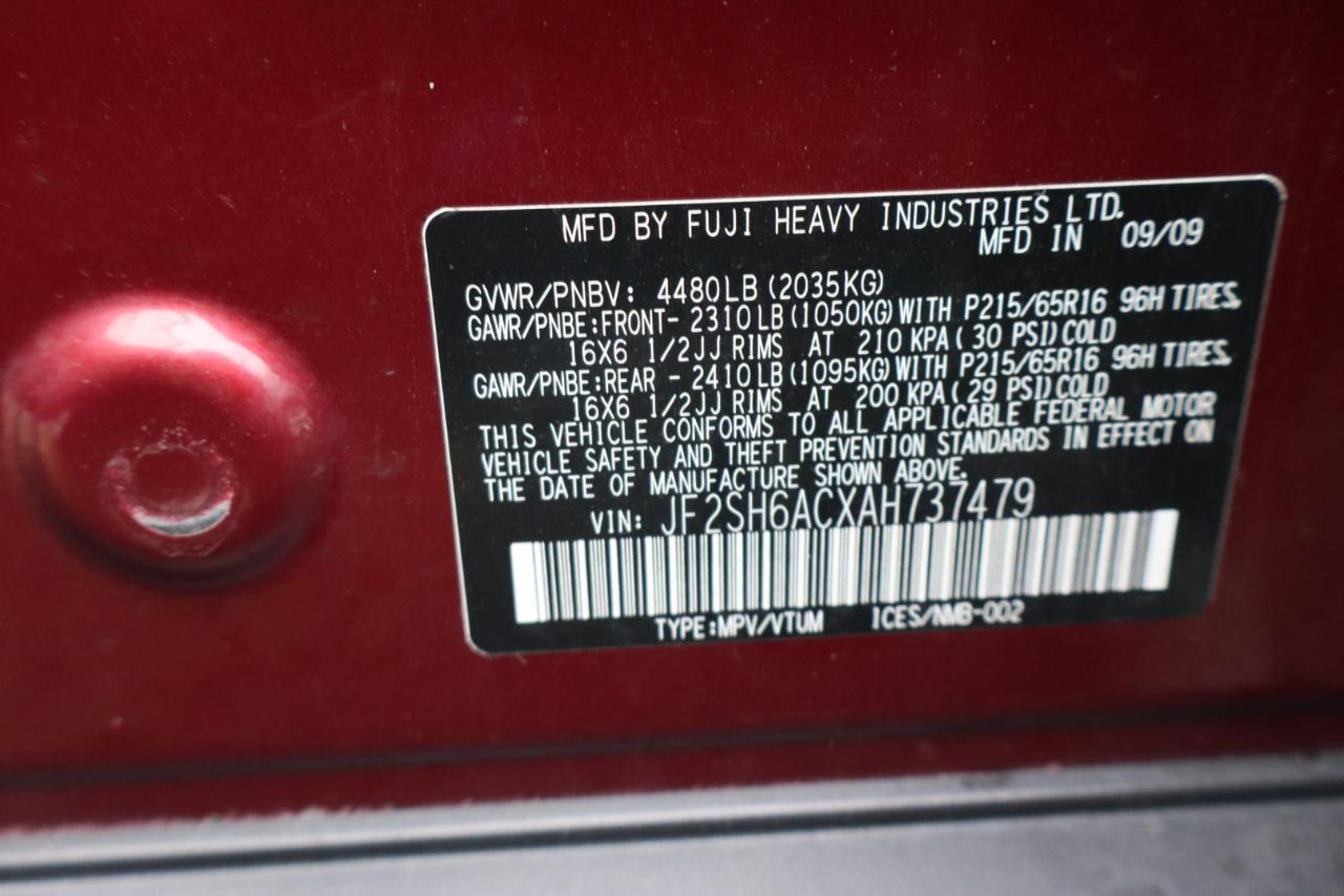 Subaru Forester 2.5X 2010