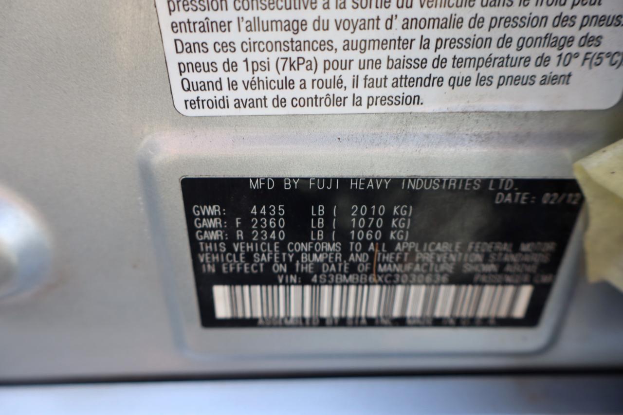 Subaru Legacy 2.5i Premium 2012