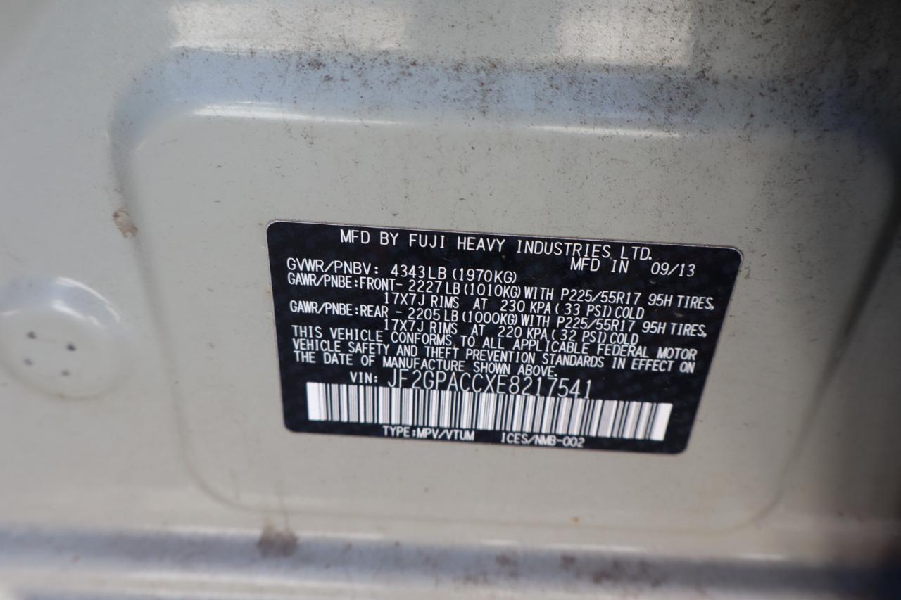Subaru XV Crosstrek 2.0 Limited 2014